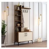 Hanah home cipelarnik sa čivilukom viyana d walnut cream Cene
