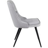Venture Home Velvet blagovaonska stolica, svijetlosiva, set od 2 | shoptok.hr