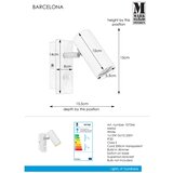 Markslöjd Bela stenska svetilka Barcelona | Shoptok.si