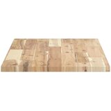  Plutajuće police 4 kom 80x40x2 cm Neobrađeno puno drvo akacije | Shoptok.si