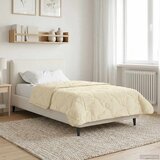 Zimska pokrivača Krema 140 x 220 cm Mikrofibra i teddy flis | Eponuda.com