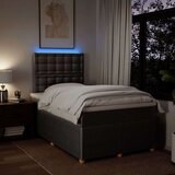 vidaXL Box spring postelja z vzmetnico taupe 120x190 cm blago, (21306787) | Shoptok.si