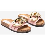Resti Women's pink slippers with decoration at Fixci- Footwear | Shoptok.si