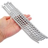 SuperLove Urethral Sounding Curved & Beaded Premium Stainless Steel Dilator Set u