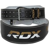 RDX Sports fitnes pojas 6“ Leather Black/Gold