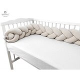 MimiNu ogradica/pletenica Velvet 220 cm - svjetlije bež | shoptok.hr