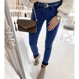 Gemre Blue women's pants with belt Rocher | Shoptok.si