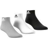 Adidas muške čarape cush ank 3/1 crne, bele i sive Cene