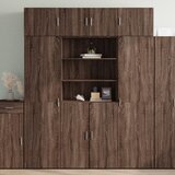 vidaXL Ormarić za pohranu boja hrasta 80x42,5x225 cm konstruirano drvo Cijene