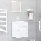 Ormarić za umivaonik bijeli 41 x 38 5 x 48 cm od iverice | shoptok.hr