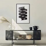  Plakat - Dreams Don\'t Work Unless You Do 29.7x42 Crni okvir | shoptok.hr