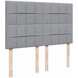  Krevet s oprugama i madracem svjetlosivi 140x190 cm od tkanine | shoptok.hr