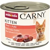 carny kitten vlažna hrana za mačiće sa ukusom govedine i ćuretine 200g