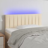  LED uzglavlje krem 100x5x78/88 cm od tkanine | shoptok.hr