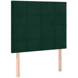 Box spring krevet s madracem tamnozeleni 90x200 cm baršunasti | shoptok.hr