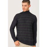 Dewberry V9232 DIO RISE FISHERMAN'S COLLAR MEN'S SWEATER-LACİVERT cene