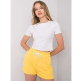 Fashion Hunters RUE PARIS Yellow sweat shorts Cene