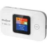 REBEL-TOOLS brezžični aku. 2100mAh LCD WIFI LTE 4G modem router WPS dostopna točka bel RB-0701