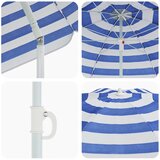  Vrtni suncobran 263 x 263 x 272 cm 170T poliester | shoptok.hr