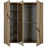 MID.YOU OMARA S KLASIČNIMI VRATI, hrast artisan, temni hrast | Shoptok.si