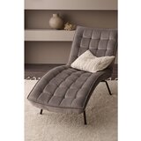 Ellos Home Sivo-bež žameten ležalnik Legend – | Shoptok.si