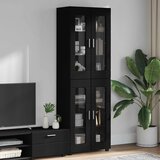  Highboard FLORIN Crna 60 x 35 x 182 cm Konstruirano drvo Cene