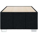 vidaXL Posteljni okvir črn 100x200 cm blago | Shoptok.si