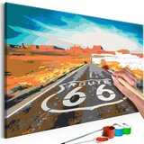  Slika za samostalno slikanje - Route 66 60x40 Cijene