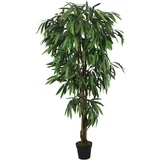 vidaXL Umjetno stablo manga 900 listova 180 cm zeleno