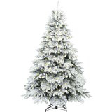 vidaXL Umestno božično drevo med 300 LED Zelena 210 cm PE in PVC | Shoptok.si