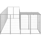  Kavez za pse srebrni 7,26 m² čelični | shoptok.hr