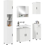  Set namještaja za kupaonicu s ladicama Zidne 5 pcs Bijelo | shoptok.hr
