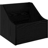  Kutija za LP ploče 2 kom. Crni hrast 37 x 33 x 32 cm | shoptok.hr