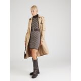 Guess Pletena haljina 'LISE' tamno smeđa / bijela | shoptok.hr
