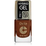 Delia Cosmetics Coral Nail Enamel Hybrid Gel gel lak za nohte odtenek 144 11 ml Cene