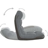  Zložljiv talni stol svetlo sivo blago | Shoptok.si