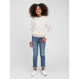 GAP Distressed Girlfriend Washwell™ Jeans otroške Modra Cene