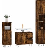  3-dijelni set kupaonskog namještaja boja hrasta drveni | shoptok.hr
