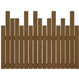  Stensko posteljno vzglavje medeno rjavo 108x3x80 cm borovina, (20739191) | Shoptok.si