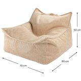 Wigiwama Svjetlo smeđa vreća za bebe od samta Chair – | shoptok.hr