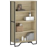 vidaXL Knjižna omara sonoma hrast 80x31x137,5 cm inženirski les Cene