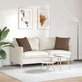 vidaXL Blazine za kavč 2 pcs Rjava 50 x 50 cm blago | Shoptok.si