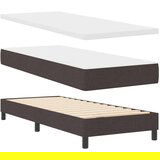  Krevet s kutijom opruga s madracem tamnosmeđi 80x200 cm | shoptok.hr