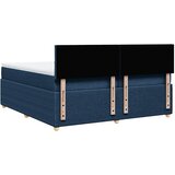  Krevet s oprugama i madracem plavi 200 x 200 cm od tkanine | shoptok.hr
