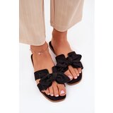 Boto Flat Women's Slippers With Bow Black Tobin | Shoptok.si