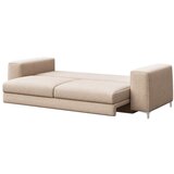 Rodier Bež raztegljiva sedežna garnitura iz tkanine bouclé 256 cm Rene – | Shoptok.si