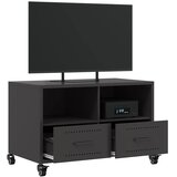 TV ormarić crni 68 x 39 x 43,5 cm čelik | Eponuda.com