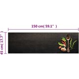  Tepih perivi s uzorkom začina 45 x 150 cm baršunasti | shoptok.hr
