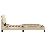  Okvir za krevet bez madraca krem 90x190cm od tkanine - Krema 90 x 190 cm | shoptok.hr