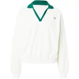 Reebok Sweater majica smaragdno zelena / crvena / crna / bijela